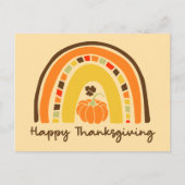 Happy Thanksgiving Rainbow Briefkaart (Voorkant)