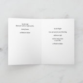 Happy Thanksgiving Red Gold Wreatet Greeting Kaart (Binnen)