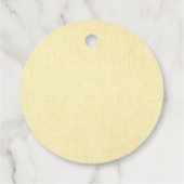 Happy Thanksgiving Red Gold Wreath Bedankjes Labels (Achterkant)