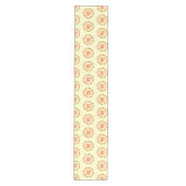 Happy Thanksgiving Red Gold Wreath Medium Tafelloper (Voorkant)