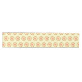 Happy Thanksgiving Red Gold Wreath Medium Tafelloper (Horizontaal)