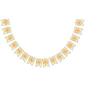 Happy Thanksgiving Red Gold Wreath Vlaggetjes (Alle)