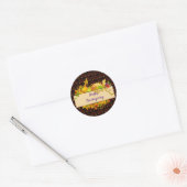 Happy Thanksgiving Ronde Sticker (Envelop)