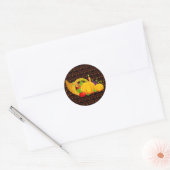 Happy Thanksgiving Ronde Sticker (Envelop)