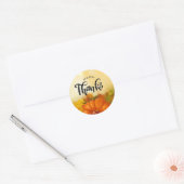 Happy Thanksgiving Ronde Sticker (Envelop)