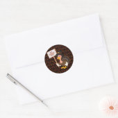 Happy Thanksgiving Ronde Sticker (Envelop)