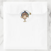 Happy Thanksgiving Ronde Sticker (Tas)