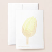 Happy Thanksgiving Roze Tulpen Bloemen Bloemen Folie Kaarten (Met envelop)