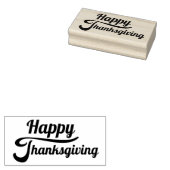 Happy Thanksgiving Rubberstempel (Gestempeld)