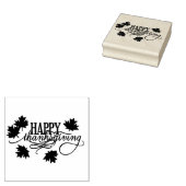 Happy Thanksgiving Rubberstempel (Gestempeld)