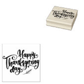 Happy Thanksgiving Rubberstempel (Gestempeld)