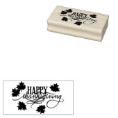 Happy Thanksgiving Rubberstempel (Gestempeld)