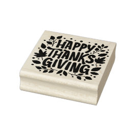 Happy Thanksgiving Rubberstempel