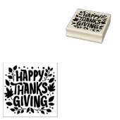 Happy Thanksgiving Rubberstempel (Gestempeld)