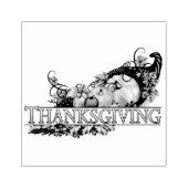 Happy Thanksgiving Rubberstempel (Afrduk)