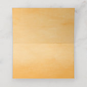 Happy Thanksgiving Rustic Herfst Leaf Tafel Zitpla Plaatskaartje (Binnenkant ongevouwen)