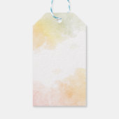 Happy Thanksgiving, rustieke Herfst pompoenen Cadeaulabel (Achterkant)