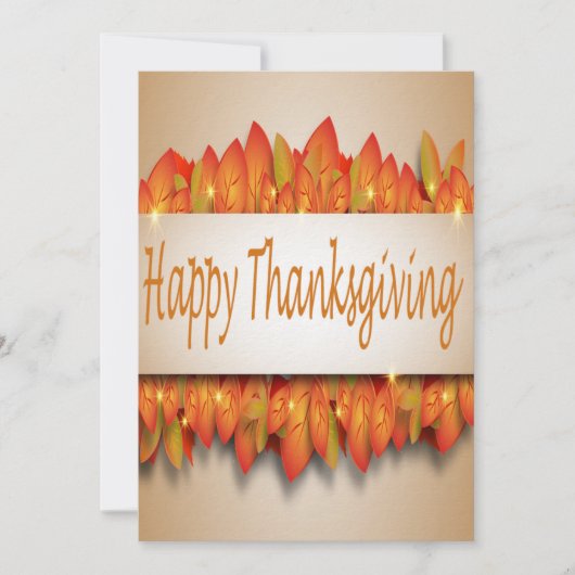 Happy Thanksgiving Save The Date (Voorkant)