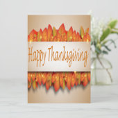 Happy Thanksgiving Save The Date (Staand voorkant)