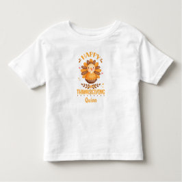 Happy Thanksgiving Schattigee gepersonaliseerde na Kinder Shirts