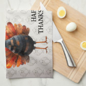 Happy Thanksgiving Schattigee kleurrijke Baby Turk Theedoek (Quarter Fold)