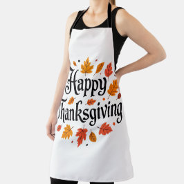 Happy Thanksgiving Schort