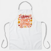 Happy Thanksgiving Schort (Voorkant)