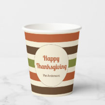 Happy Thanksgiving Script Herfst Kleuren Strepen