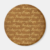 Happy Thanksgiving-scriptie Magneet (Voorkant)