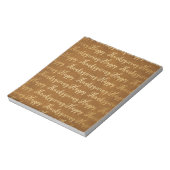 Happy Thanksgiving-scriptie Notitieblok (Linkerzijde)