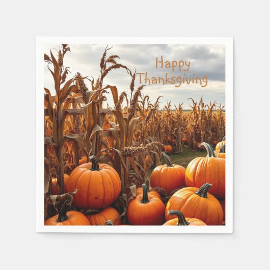 Happy Thanksgiving Servet (Voorkant)