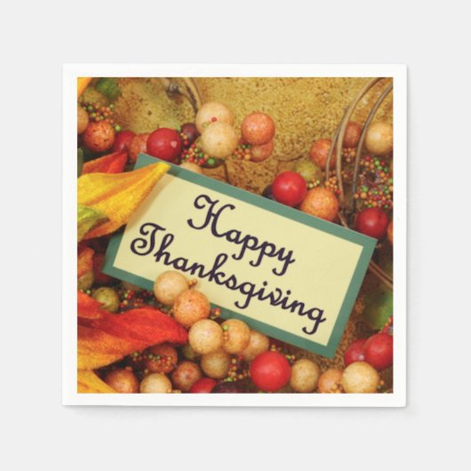 Happy Thanksgiving Servet (Voorkant)