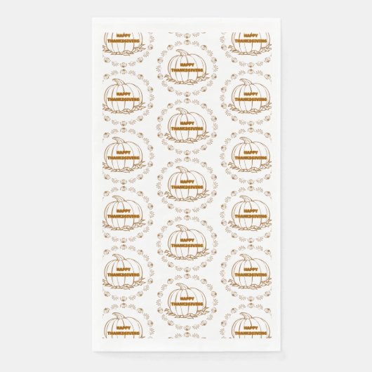 Happy Thanksgiving Servet (Voorkant)