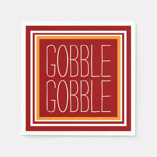 Happy Thanksgiving Servetten (Voorkant)