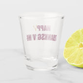 Happy Thanksgiving Shot Glas (Achterkant)