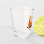 Happy Thanksgiving Shot Glass Glas (Links)