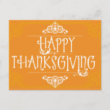 Happy Thanksgiving Sinaasappel Happiness Briefkaar