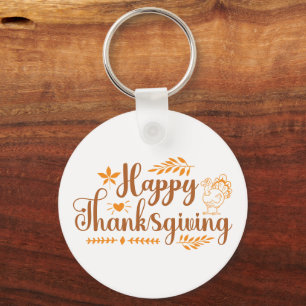 Happy Thanksgiving Sleutelhanger