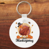 Happy Thanksgiving Sleutelhanger (Voorkant)