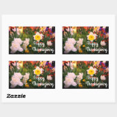Happy Thanksgiving Spring Flowers #1-1 Stickers (Vel)