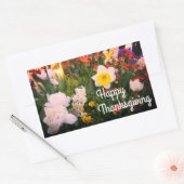 Happy Thanksgiving Spring Flowers #1-1 Stickers (Envelop)