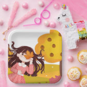 Happy Thanksgiving Square Papieren Bordje (Feest)