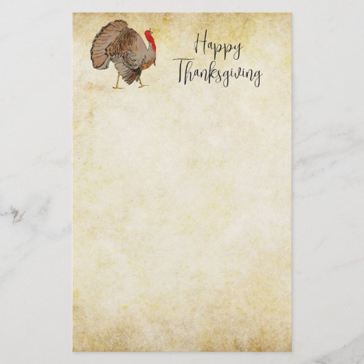 Happy Thanksgiving Stationery Briefpapier (Voorkant)