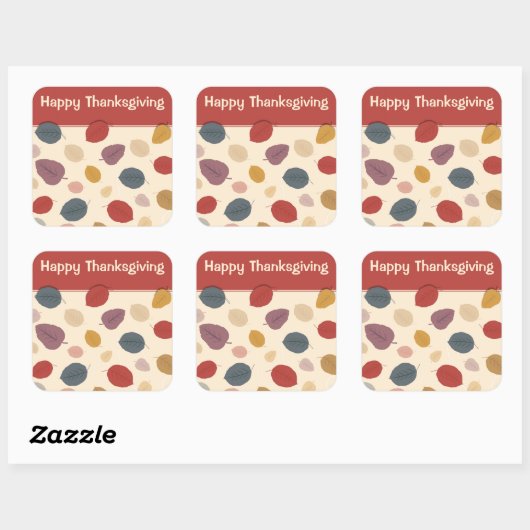 Happy ThanksGiving Sticker (Vel)