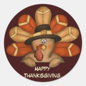 Happy Thanksgiving Sticker (Voorkant)