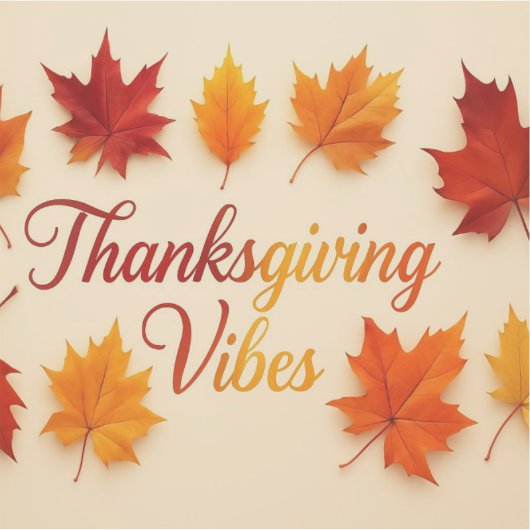 Happy thanksgiving sticker (Voorkant)