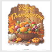 Happy Thanksgiving Sticker (Vel)