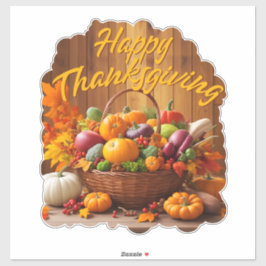 Happy Thanksgiving Sticker