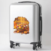 Happy Thanksgiving Sticker (Koffer)
