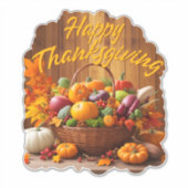 Happy Thanksgiving Sticker (Voorkant)
